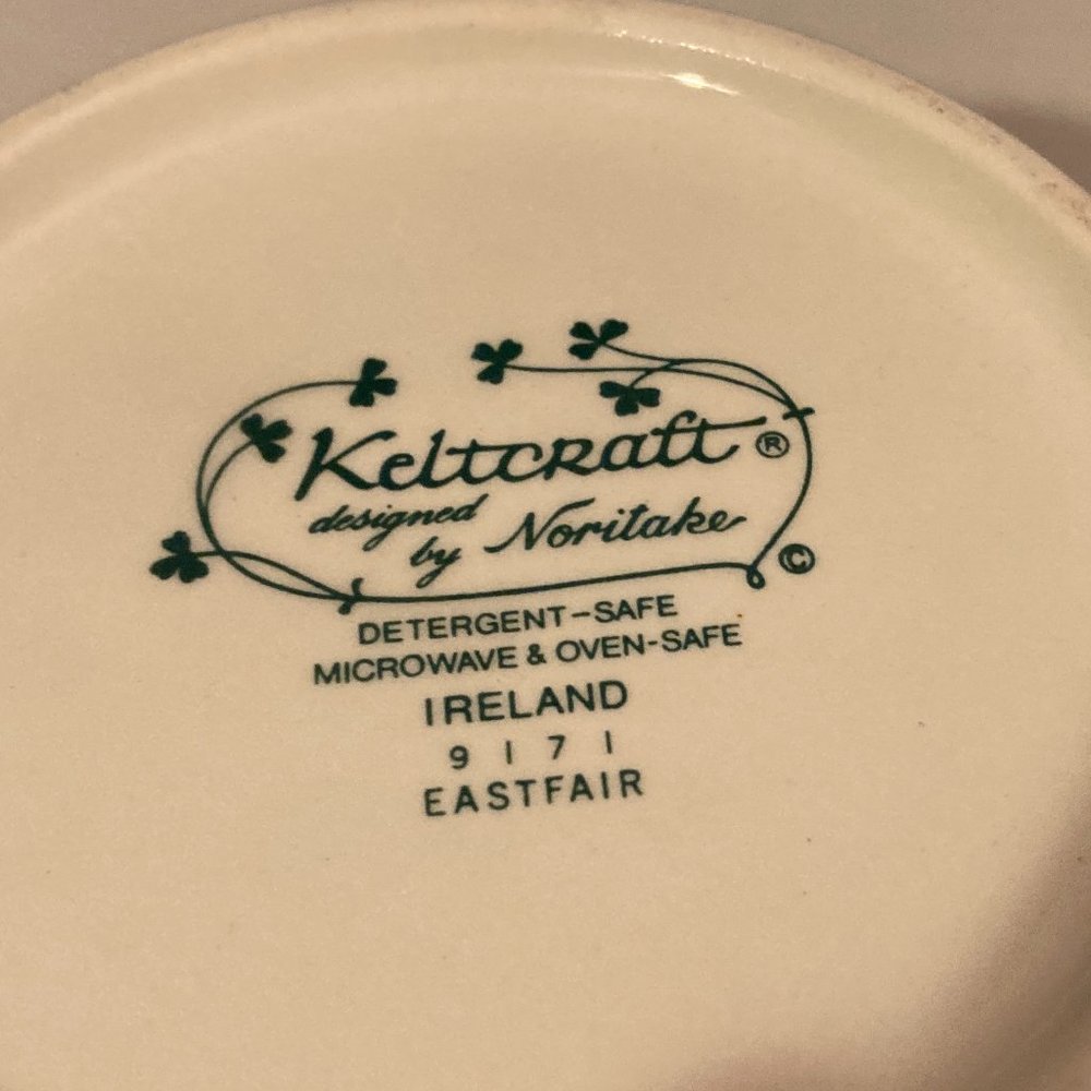 VTG 1988 Noritake Keltcraft Eastfair 9171 Gravy Boat-6.75”D-From Ireland-EUC - Picture 9 of 10